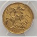 AUSTRALIA 1892 . ONE 1 SOVEREIGN . SYDNEY . GOLD . PCGS MS61
